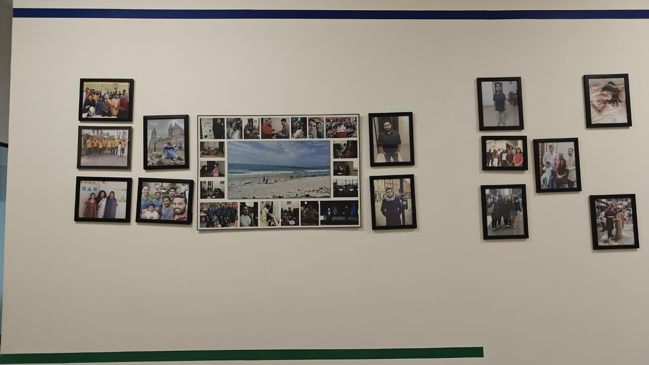 Memory wall at Cogitaas office
